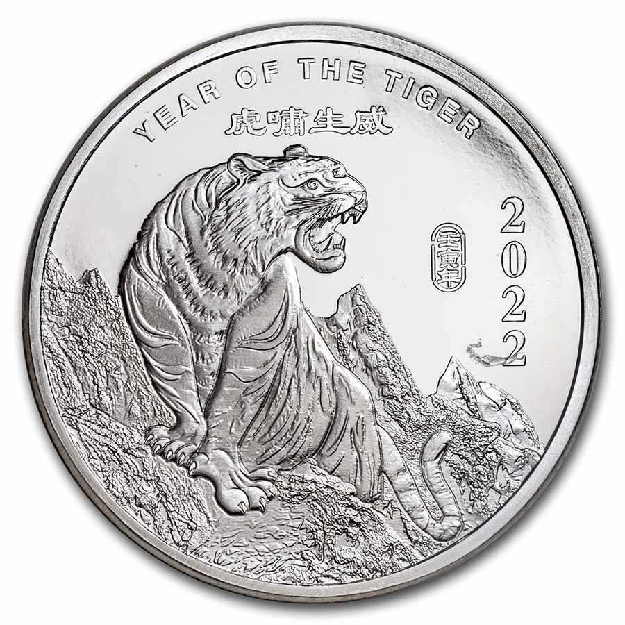 1 oz Silver Round - APMEX (2022 Year of the Tiger) | eBay